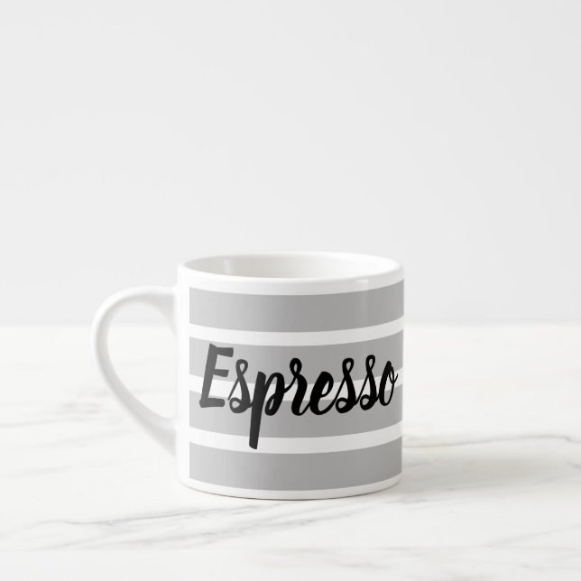 Expresso Tasse à espresso - Cercles gris (Gauche)