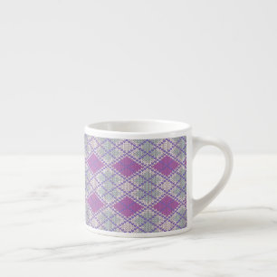 EXPRESSO TASSE À ESPRESSO EN MAILLE ARGYLE LILAS