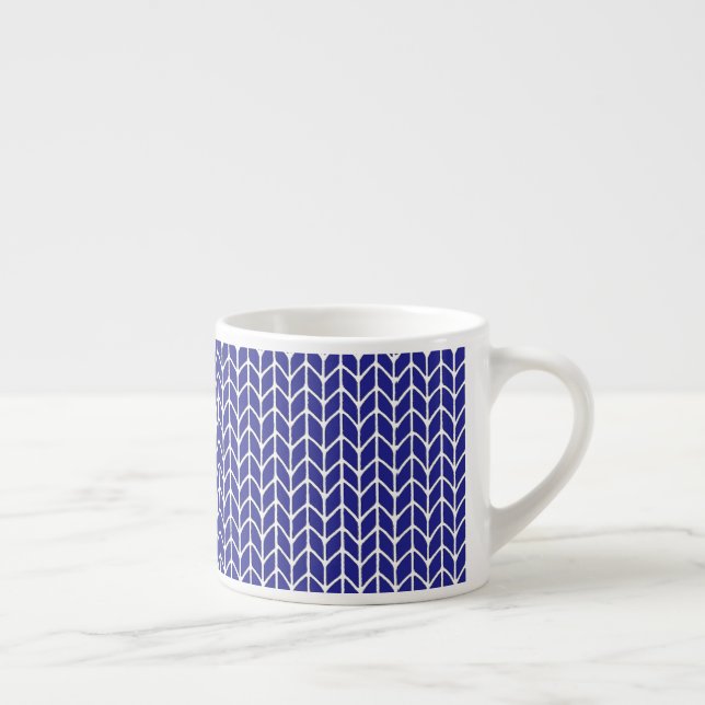 EXPRESSO TASSE À ESPRESSO EN MAILLE BLEU ROYAL (Droite)
