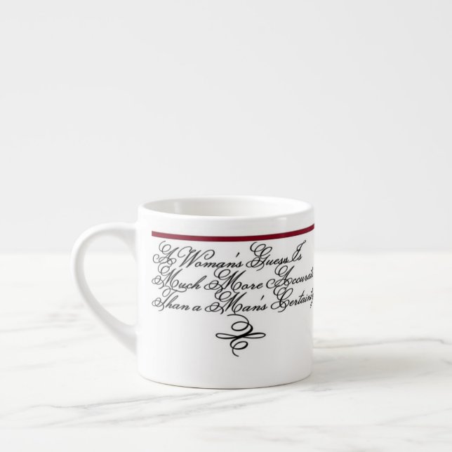 Expresso Tasse à espresso - Une citation de Kipling (Gauche)