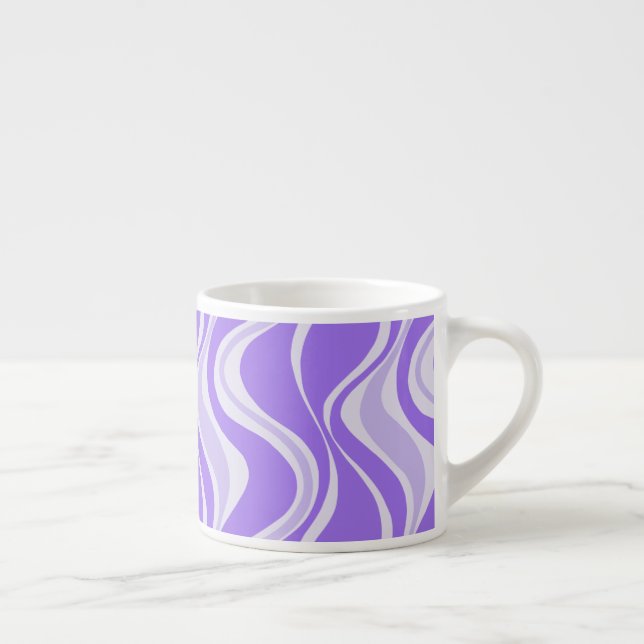 Expresso Tasse à espresso Vagues Violettes (Droite)
