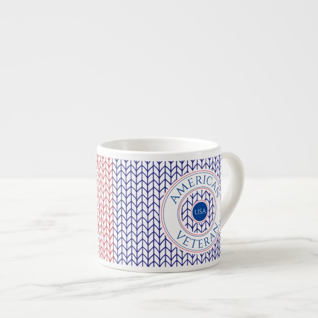 EXPRESSO TASSE À ESPRESSO VÉTÉRAN AMÉRICAIN (Devant droit)