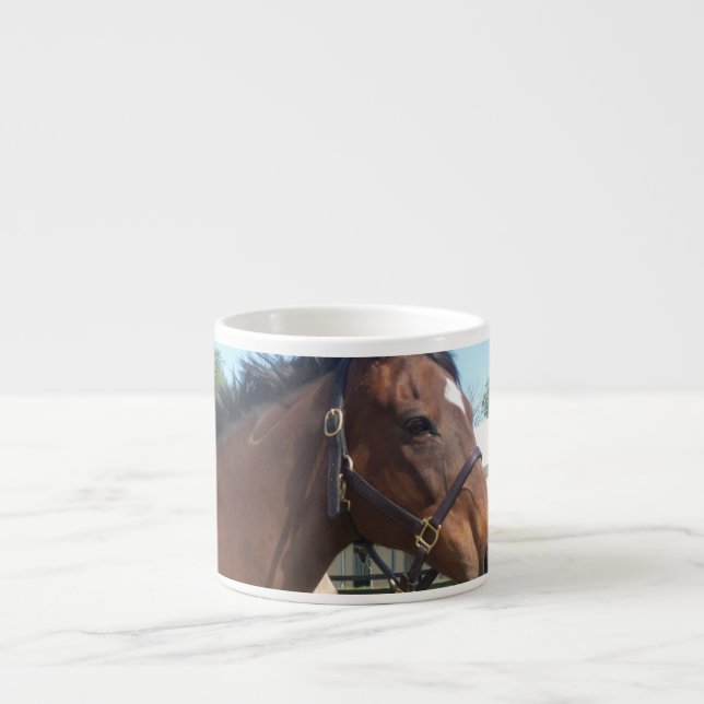 Expresso Tasse Arabe vigilante de spécialité de cheval (Devant)