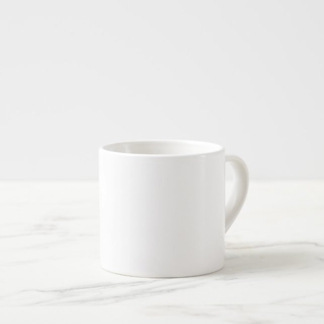 Expresso Tasse blanche 6oz de café express de ~ de (Devant droit)