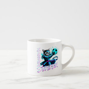 Expresso Tasse Chat Samouraï Électrique - Parfaite pour les