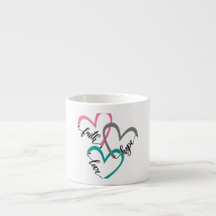 Expresso Tasse Cœurs Foi Espérance Amour