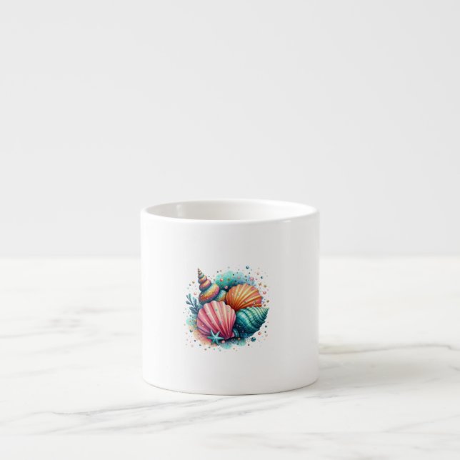 Expresso tasse coquillages (Devant)