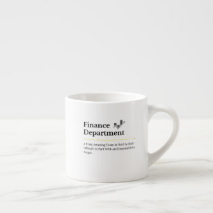 Expresso Tasse de café du département financier
