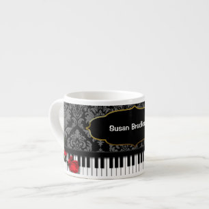 Expresso Tasse de café express de PIANO/MUSIC avec des cl