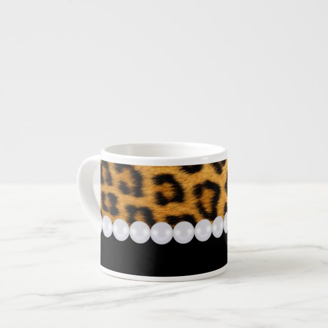 Expresso Tasse de café express de poster de animal (Devant gauche)
