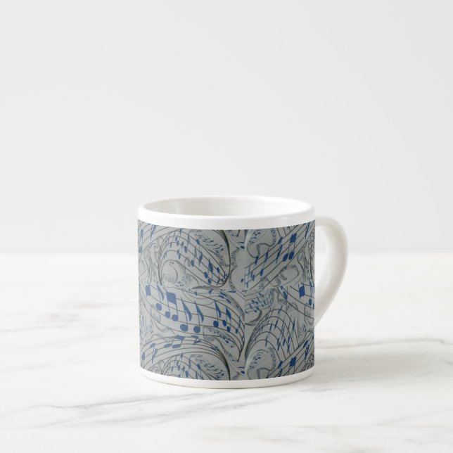 EXPRESSO TASSE DE LA MUSIQUE NOTES-ESPRESSO (Devant droit)