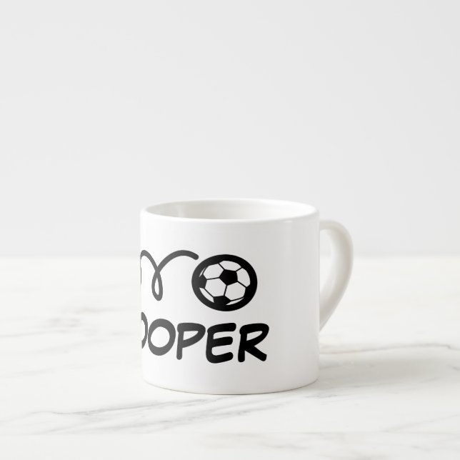 Expresso Tasse de petit enfant personnalisée avec un joli b (Devant droit)