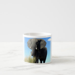 Expresso Tasse de spécialité d'éléphant africain