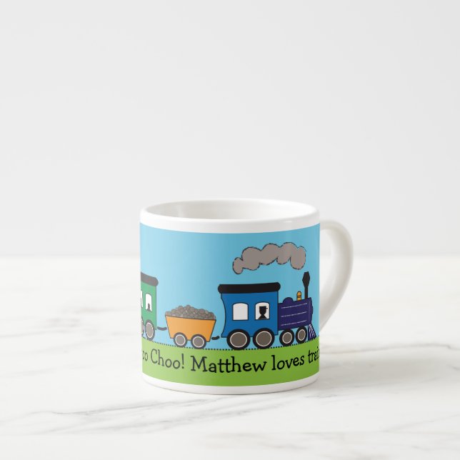 Expresso Tasse de train de vapeur de Choo Choo de l'enfant (Devant droit)