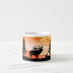 Expresso Tasse des chasseurs d'élan mâle