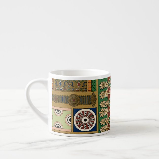 Expresso Tasse d'espresso motif rétro (Gauche)