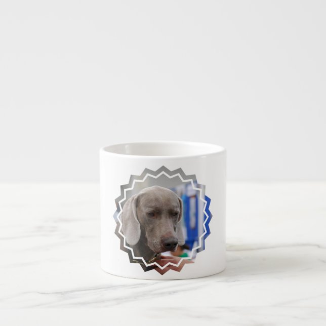 Expresso Tasse douce de spécialité de chien de Weimaraner (Devant)