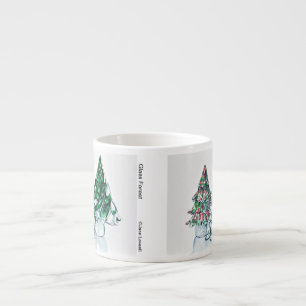 Expresso Tasse en verre de café express de forêt