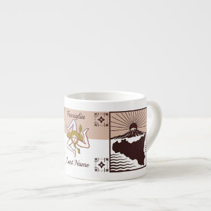 Expresso Tasse espresso personnalisée pour famille sicilien