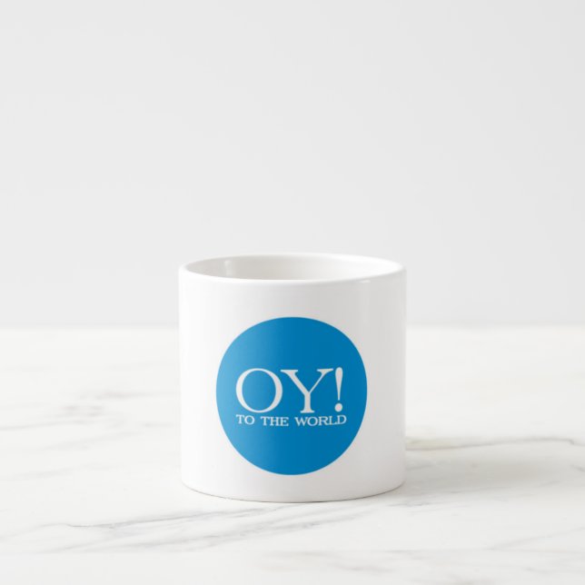 Expresso Tasse juive de café express - OY au MONDE ! (Devant)
