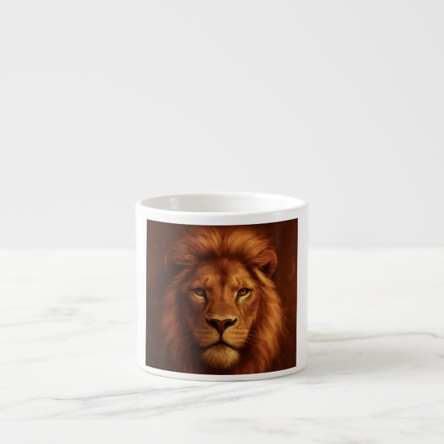 Expresso Tasse Lion Courage & Foi (Devant)