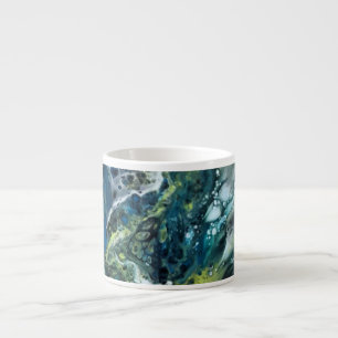 Expresso Tasse moderne. Motif abstrait.