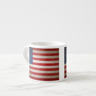 Expresso Tasse patriotique vintage de café express de