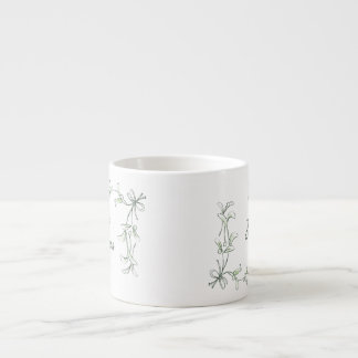 Expresso Tasse personnalisée Holiday Holly