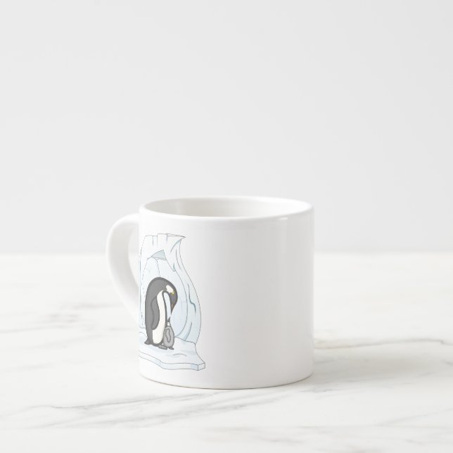 Expresso Tasse spéciale Davin et Annie les manchots (Devant gauche)