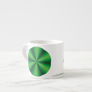 Expresso Tasse spéciale Illusion Optique Verte