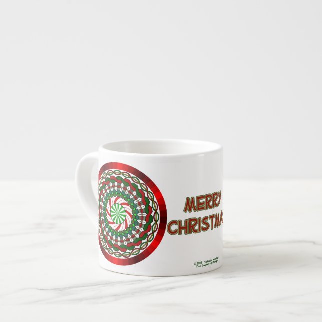 Expresso Tasse Spéciale Les Couleurs de Noël (Devant gauche)