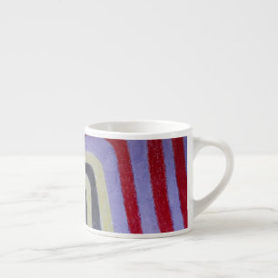 Expresso Tasse spéciale Vagues Colorées