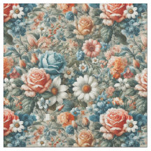 Exquis tissu floral
