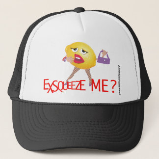 "exsqueeze je ?" casquette humoristique de citron