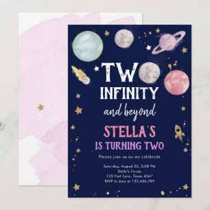 Extérieur Planète Girl Invitation de deuxième anni