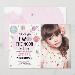 Extérieur Planète Girl Invitation de deuxième anni