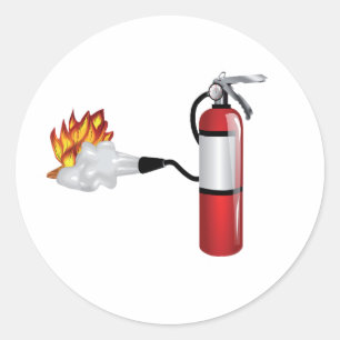 Extincteur d'incendie Monter des stickers d'incend