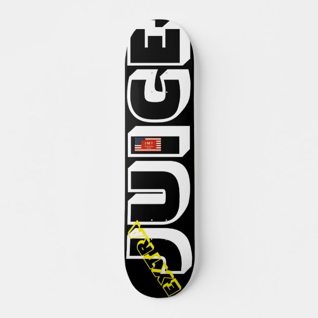EXTRA JUICE OFFICIEL Planche de Skateboard 7 3/4" (Devant)