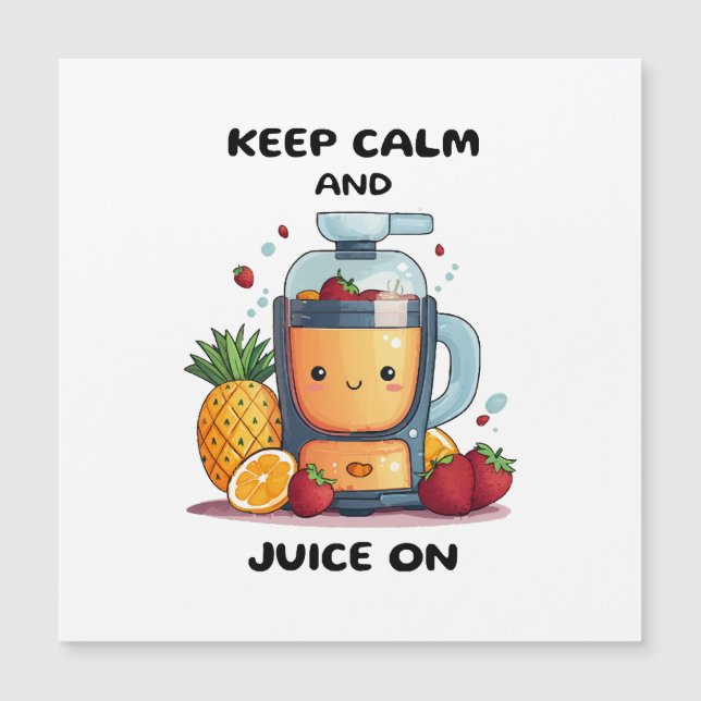 Extracteur de jus de fruits Garder son calme et ju (Devant)