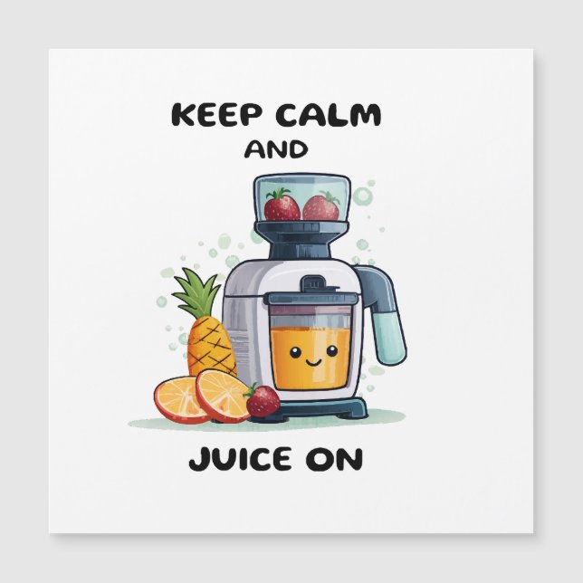 Extracteur de jus de fruits Garder son calme et pr (Devant)