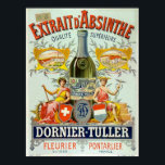 Extrait d'Absinthe Poster Art<br><div class="desc">L'absinthe vintage affiche publicitaire Absinthe est une boisson alcoolisée très puissante Elle a acquis une grande popularité en tant que boisson alcoolisée à la fin du 19ème et au début du 20ème siècle en France, en particulier parmi les artistes et écrivains parisiens vivant à Paris. En partie à cause de...</div>