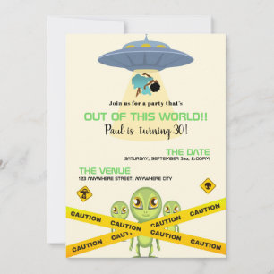 Extrait De Ce Monde Alien Adulte Invitation Annive
