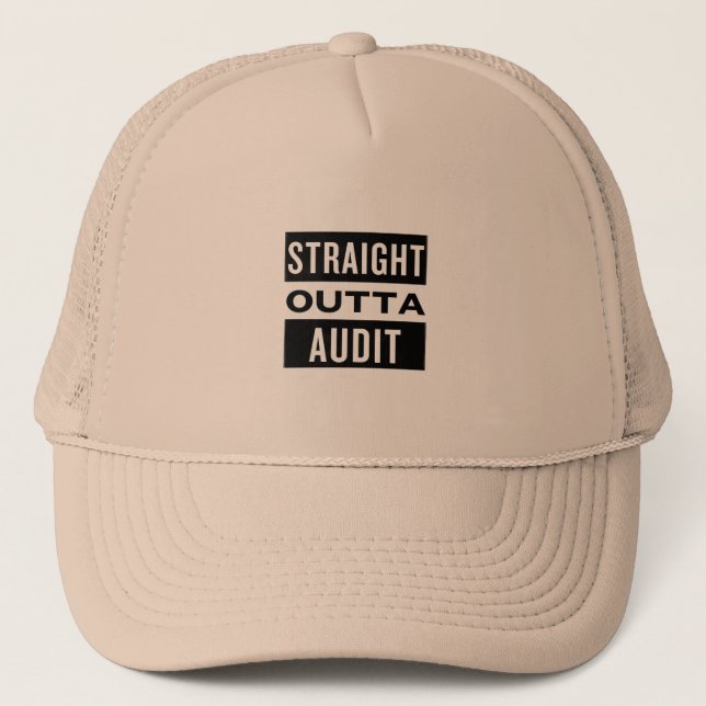 Extrait direct du casquette d'audit (Devant)