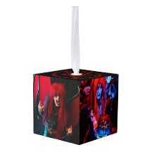 Extraordinaire Demon Boy Photo Cube Ornement