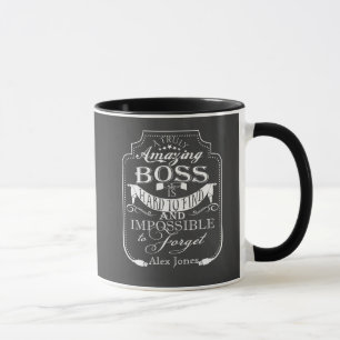 extraordinaire personnalisation mentor Mug panneau