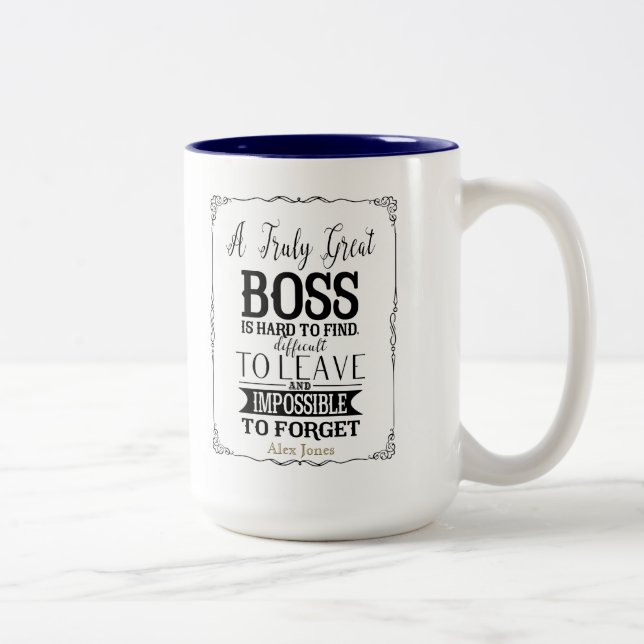 extraordinaire personnaliser mentor Mug or (Droit)