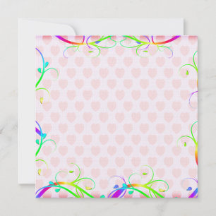 Extravagant Arc En Ciel Fleurit Et Coeurs Roses