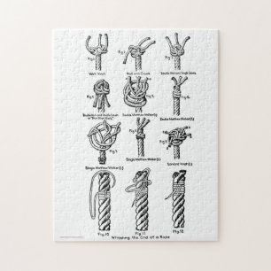 Extrémité D'Un Puzzle De Corde