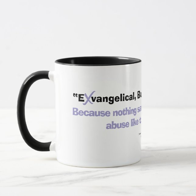 Exvangélique, Mais Faites-Le Espresso - Snarky Mug (Gauche)