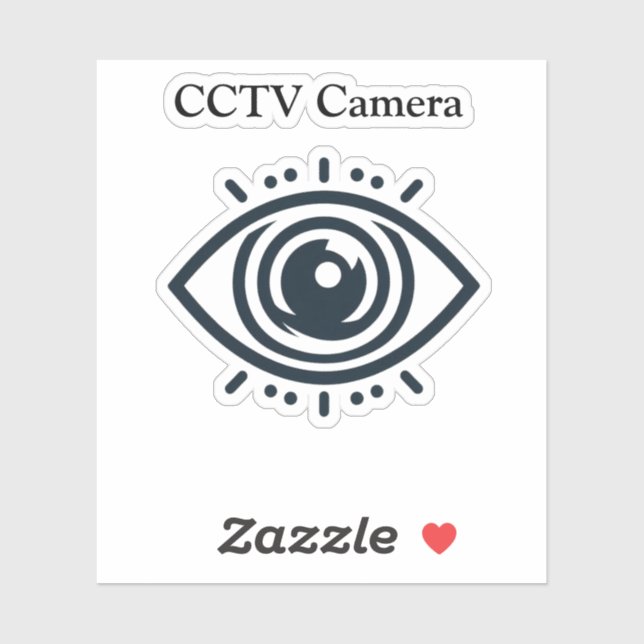 Eye Vinyl Sticker - Unique Art Decal for Laptops  (Feuille)